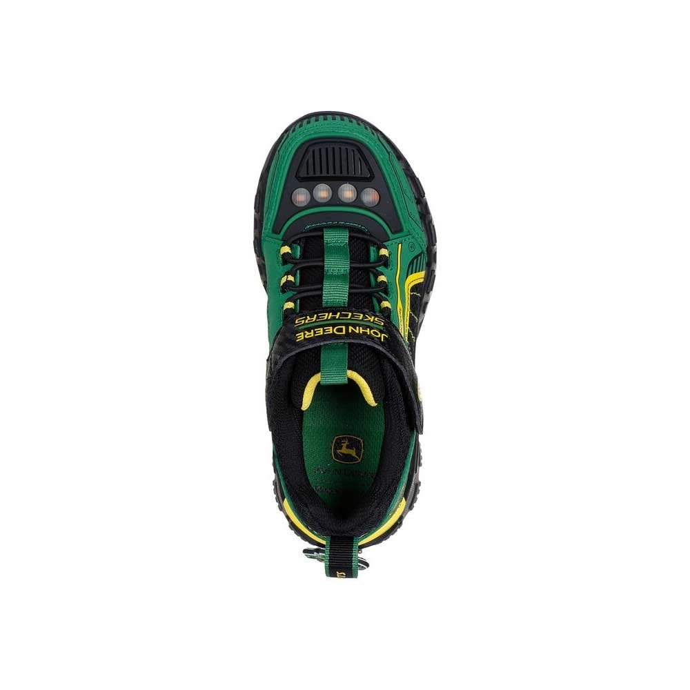 John Deere Adventure Track Rugged Light Up Kids Trainers Green