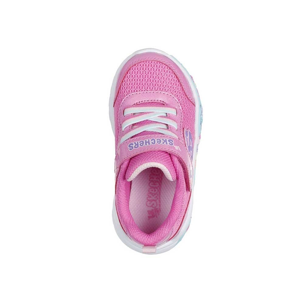 Skechers Play Scene Fun Squad Kids Trainers Pink