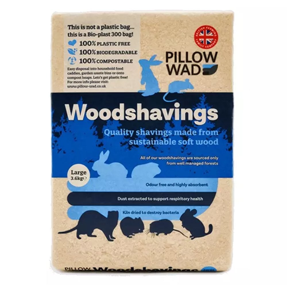 Pillow Wad Wood Shavings