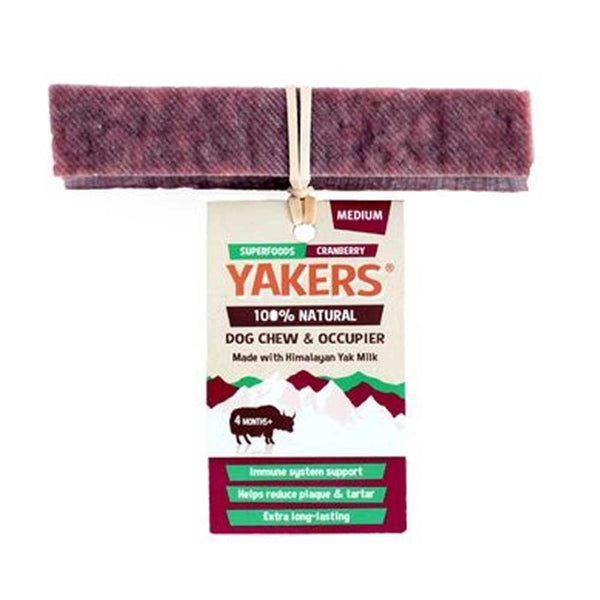 Yakers Cranberry Dog Chew