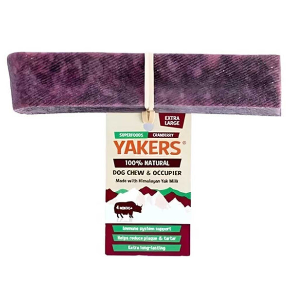 Yakers Cranberry Dog Chew