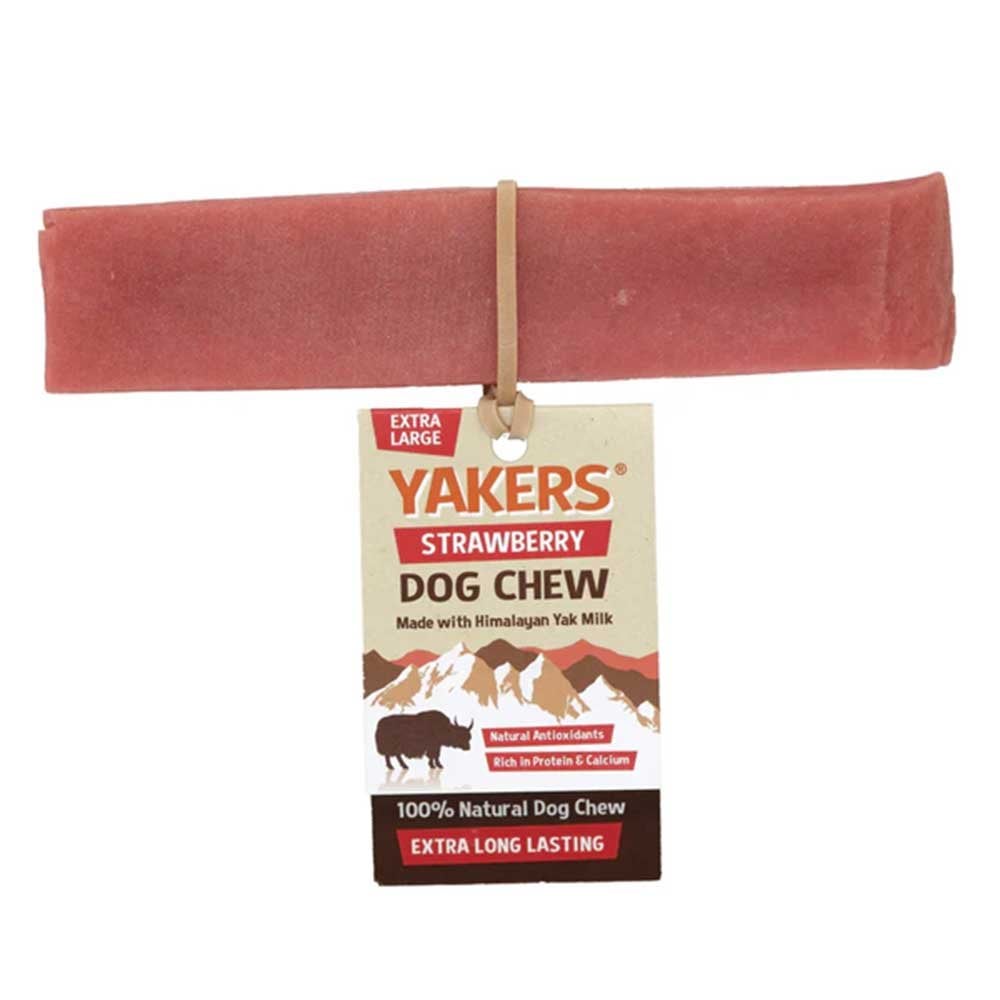 Yakers Strawberry Dog Chew