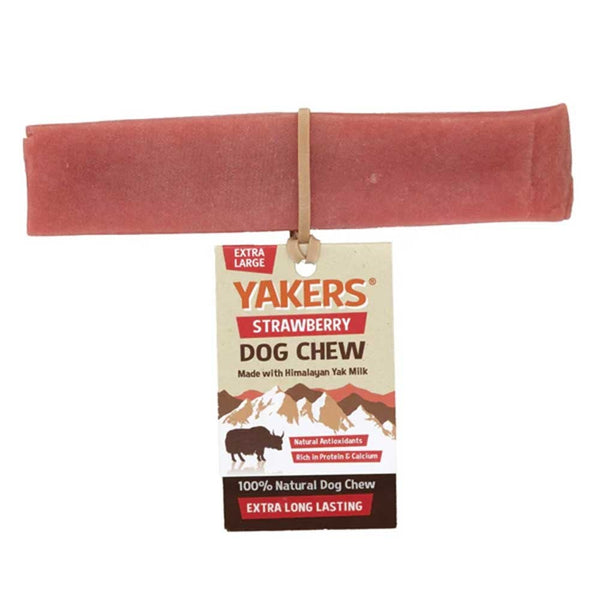 Yakers Strawberry Dog Chew