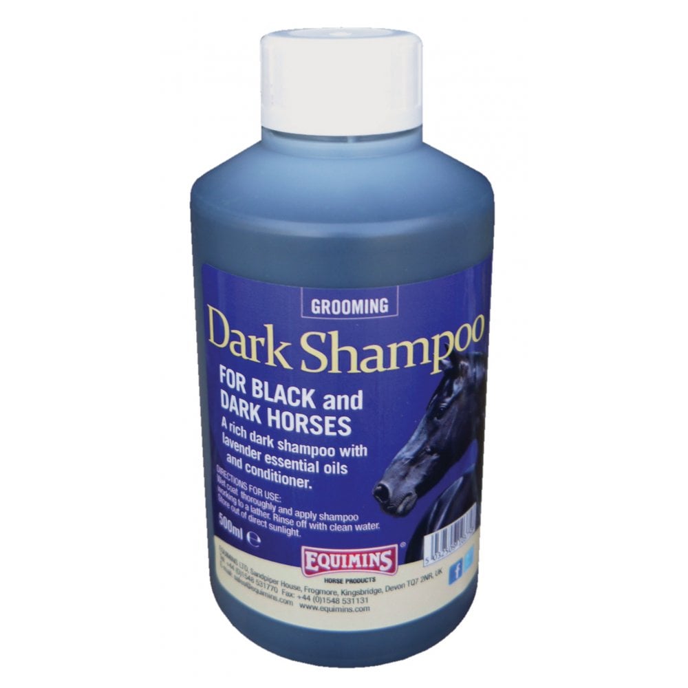 Equimins Dark Shampoo 500ml - For Black & Dark Horses