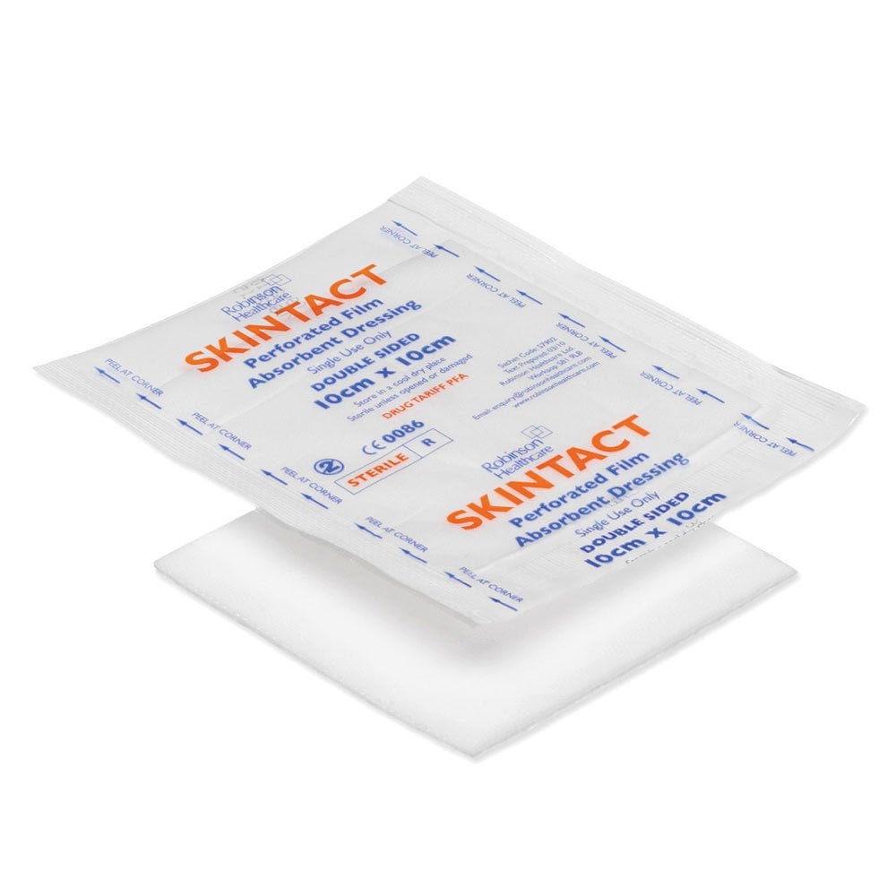 Robinson Skintact Low Adherent Dressings 10x10cm Pack of 10