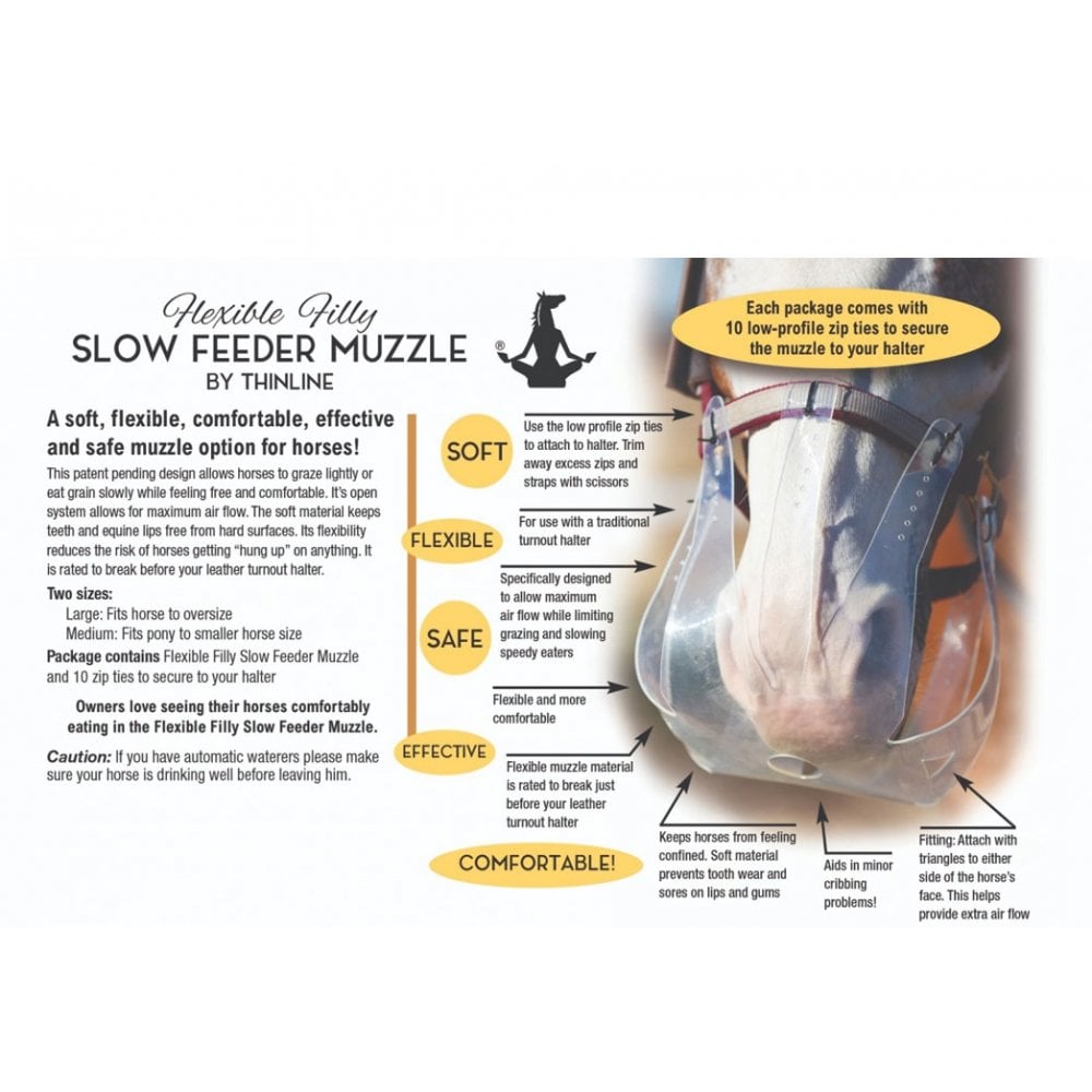 ThinLine Flexible Grazing Muzzle 3.5cm Hole