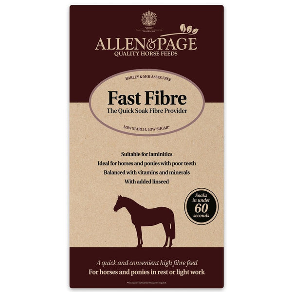 Allen & Page Fast Fibre Horse Feed 20Kg