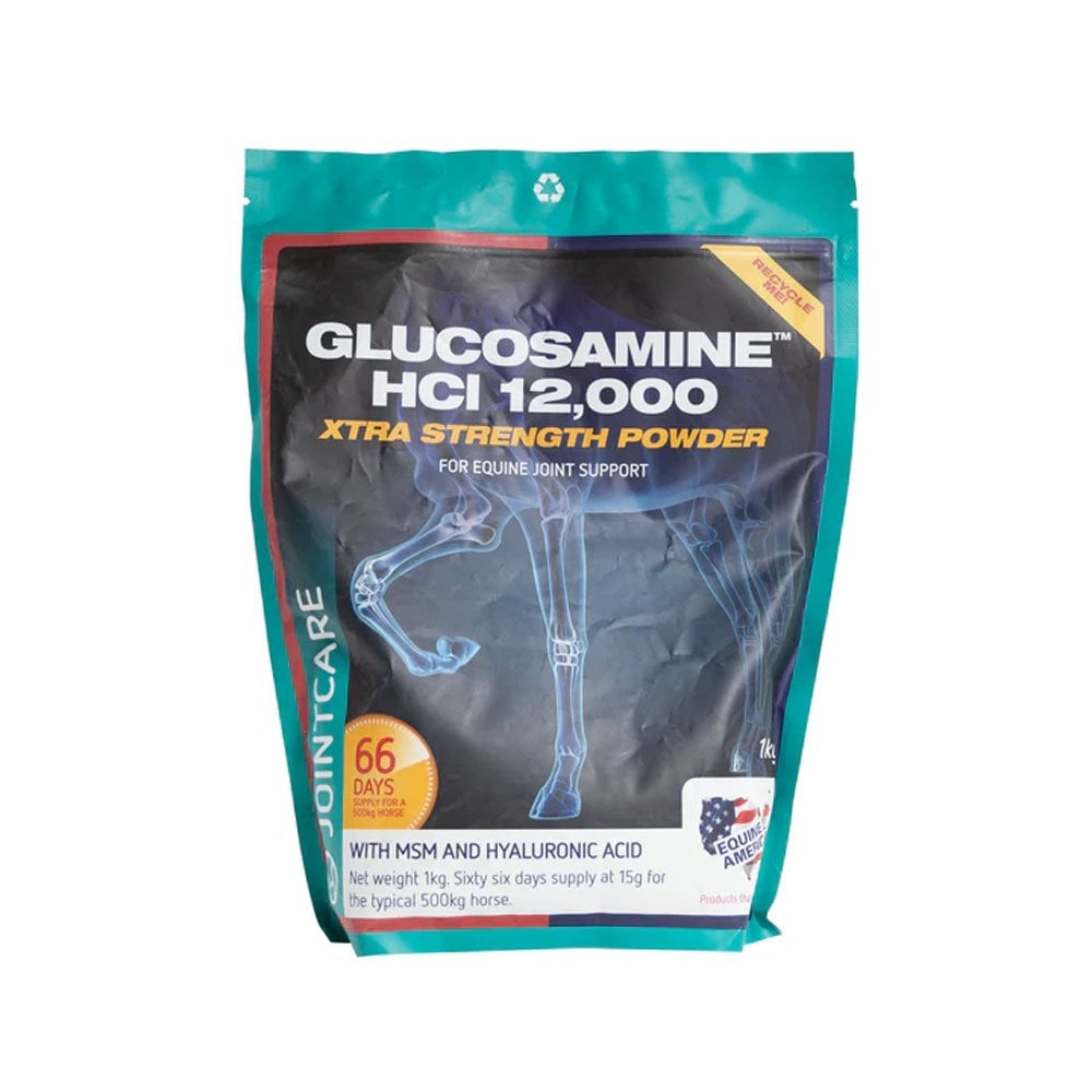 Equine America Glucosamine HCI 12000 1Kg Pouch - Horse Joint Supplement