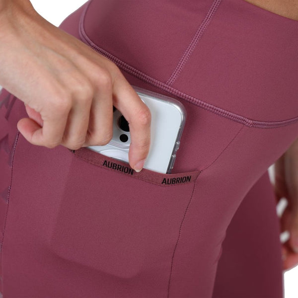Aubrion React Rhythm Riding Tights Mauve