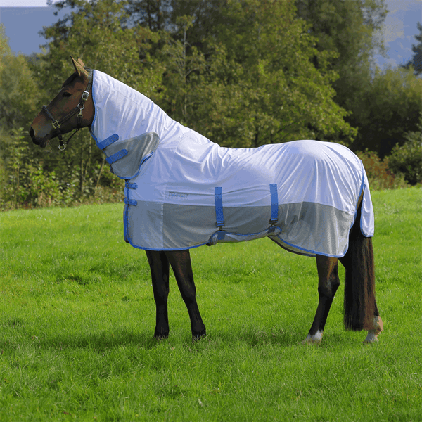 Shires Tempest Original Fly Mesh Combo Rug Sky
