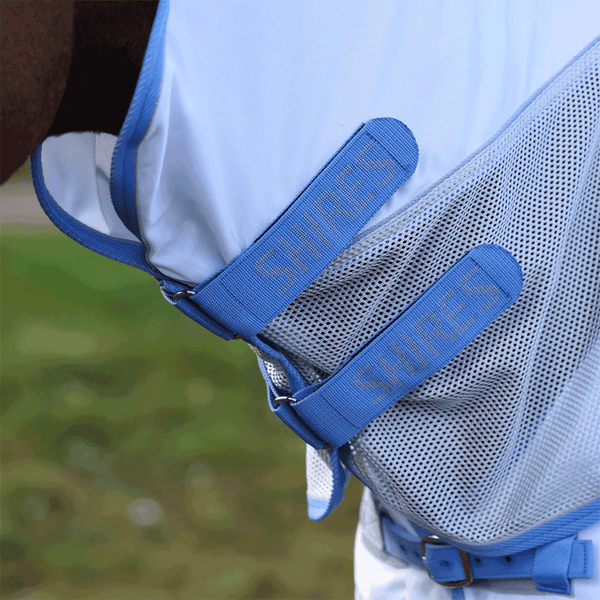 Shires Tempest Original Fly Mesh Combo Rug Sky