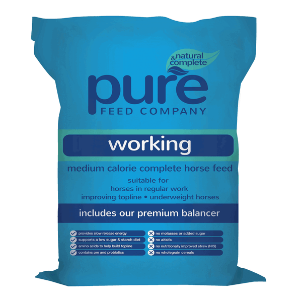 Pure Feed Company Pure Working 15Kg Horse Feed (CHOP)