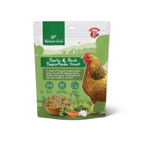 Natures Grub Garlic & Herb Superfoods Poultry Treat 600g