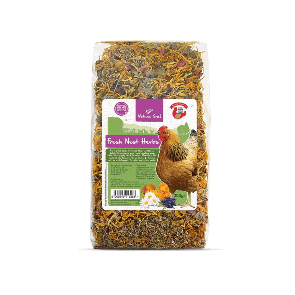 Natures Grub Fresh Nest Herbs 200g
