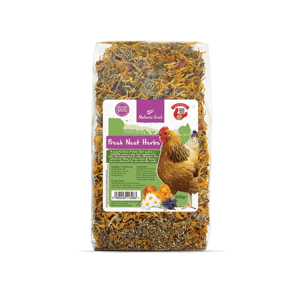 Natures Grub Fresh Nest Herbs 200g
