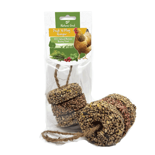 Natures Grub Peck 'n Play Hanger 240g for Chickens