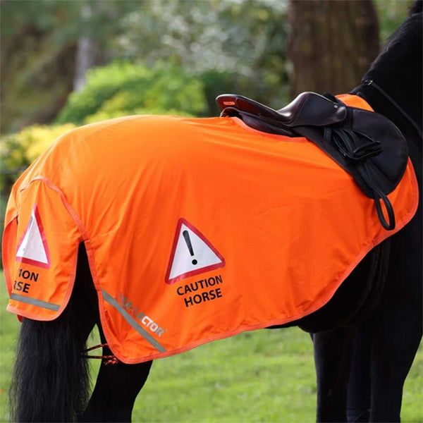 Shires Equi Flector Mesh Exercise Sheet Orange
