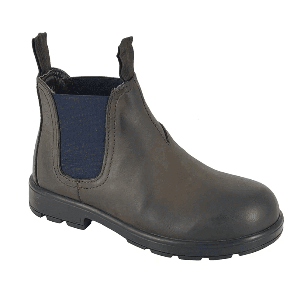 Roamers Childs Twin Gusset Ankle Boot Brown