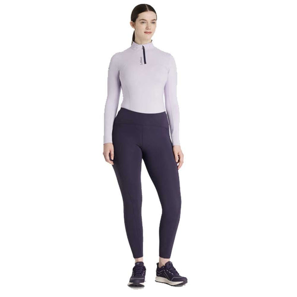 LeMieux Natalie Brushed Pull On Riding Leggings Juniper