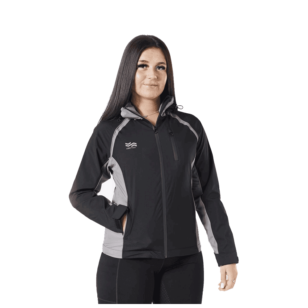 Firefoot Waterproof Ladies Fleece Lined Jacket Black