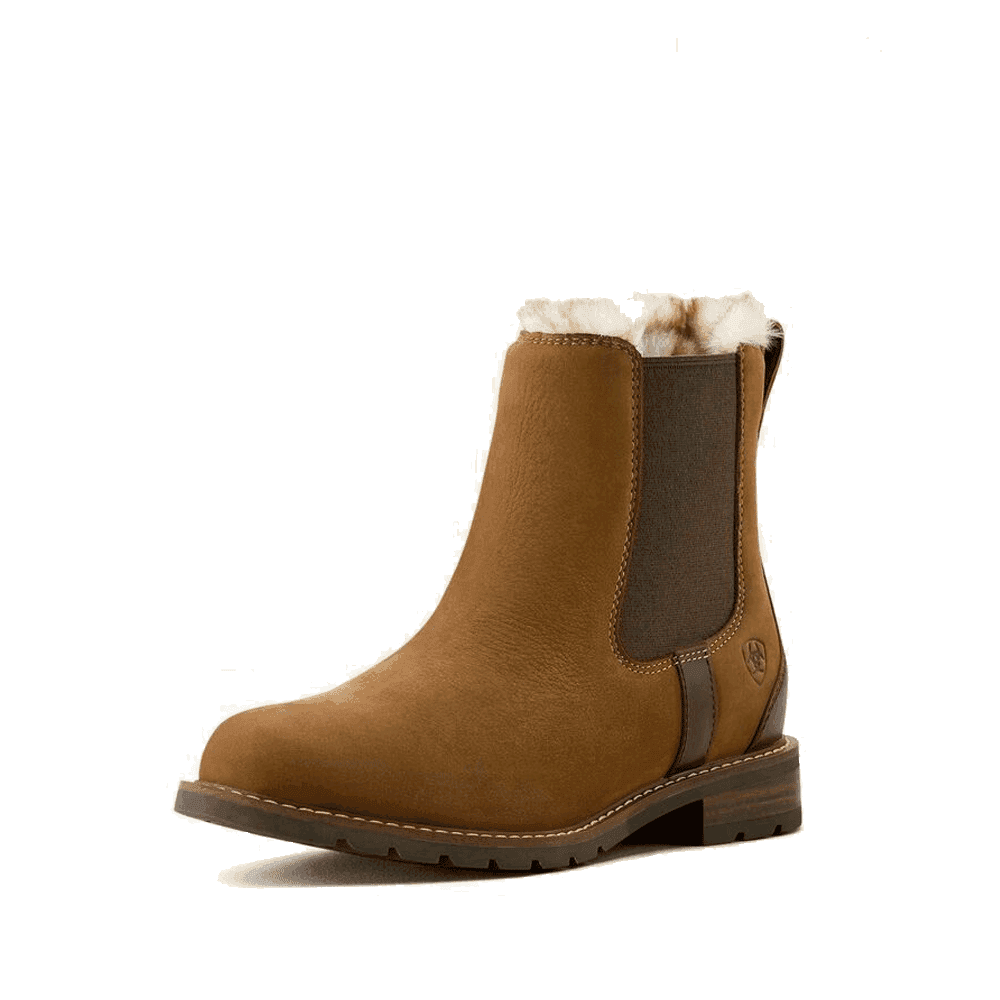 Ariat Wexford Sherpa H20 Waterproof Chelsea Boot Amber Brown