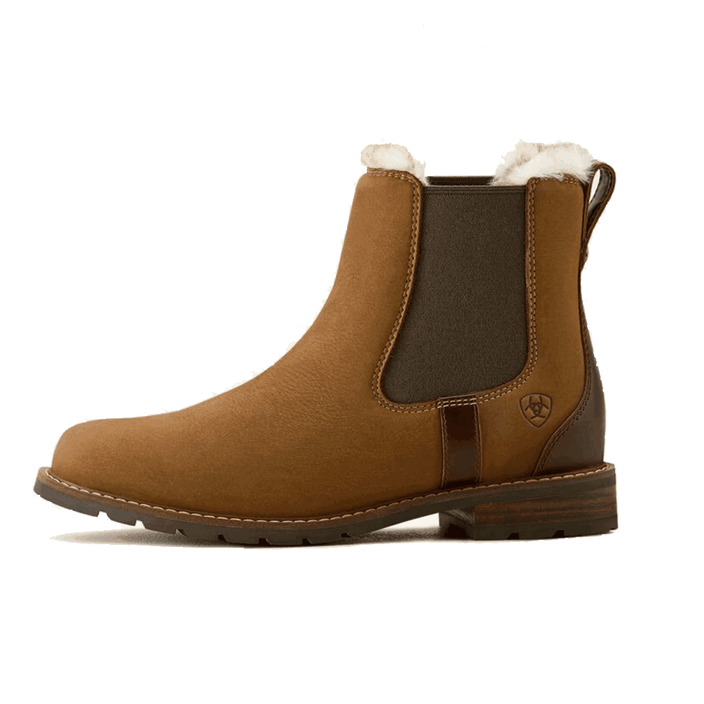 Ariat Wexford Sherpa H20 Waterproof Chelsea Boot Amber Brown