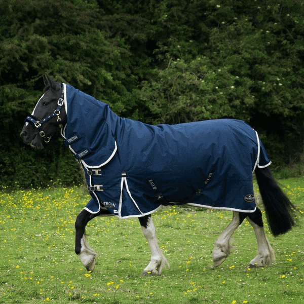 Gallop Duraproof Combo 100g Turnout Rug Navy/Beige