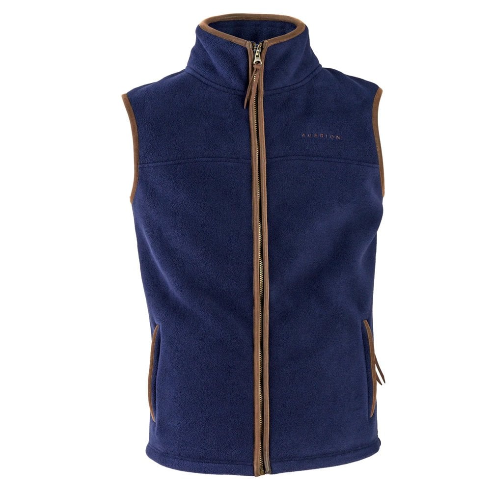 Aubrion Mens Fleece Gilet Navy