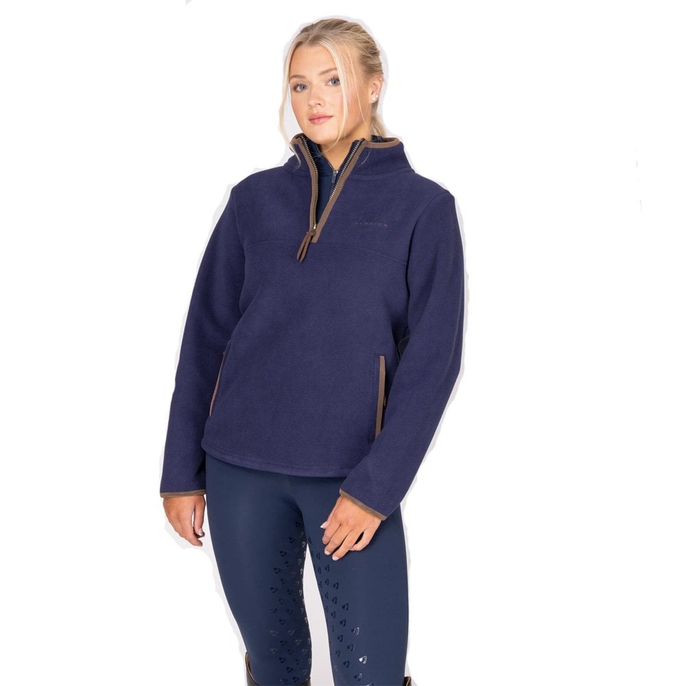 Aubrion Half Zip Fleece Navy