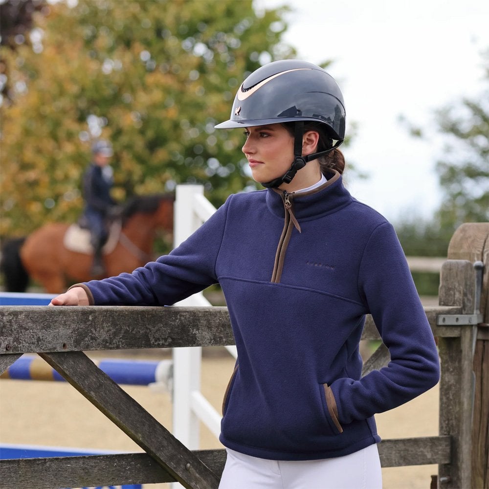 Aubrion Half Zip Fleece Navy