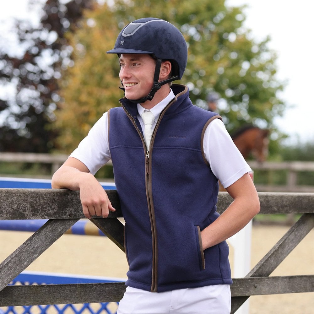 Aubrion Mens Fleece Gilet Navy