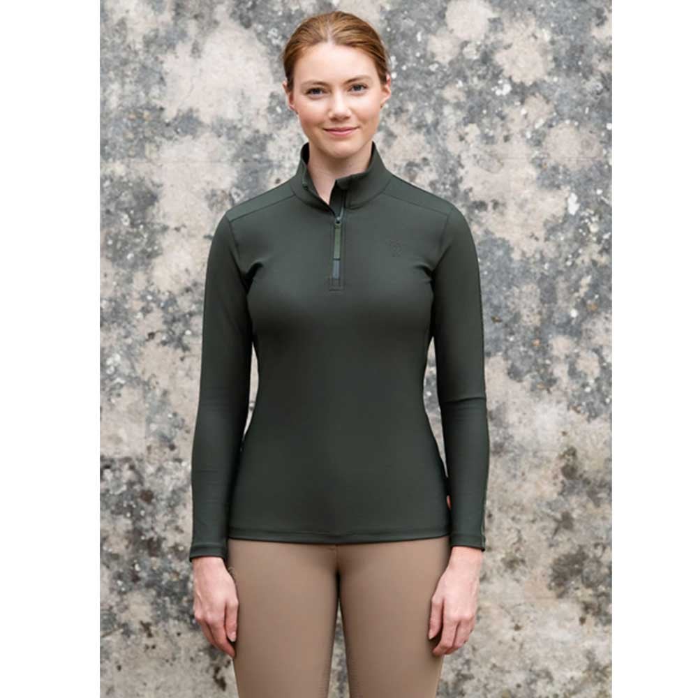 Soho Equestrian Training Top Khaki