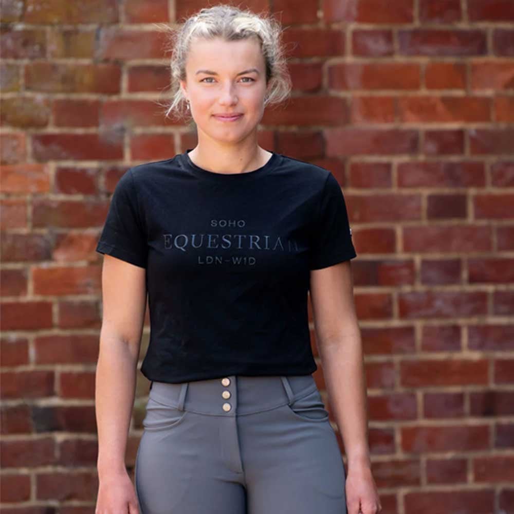 Soho Equestrian T-Shirt Black