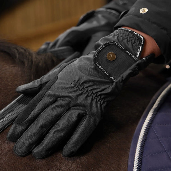 Aubrion Stadium Winter Riding Glove Black