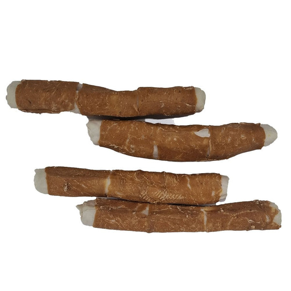 Burnhills Chicken Rolls Dog Treats 23cm 4 Pack