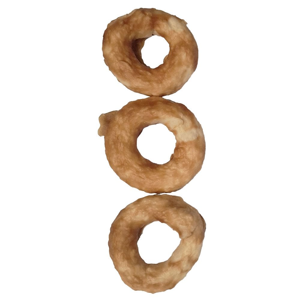 Burnhills NO- Hide Donut Chicken Dog Treat 4 Pack