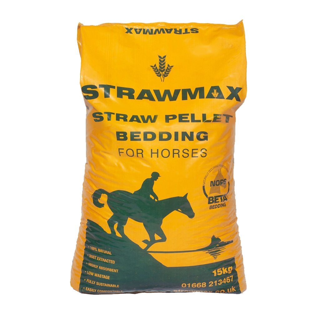 STRAWMAX STRAW Pellets - Horse Bedding 15Kg