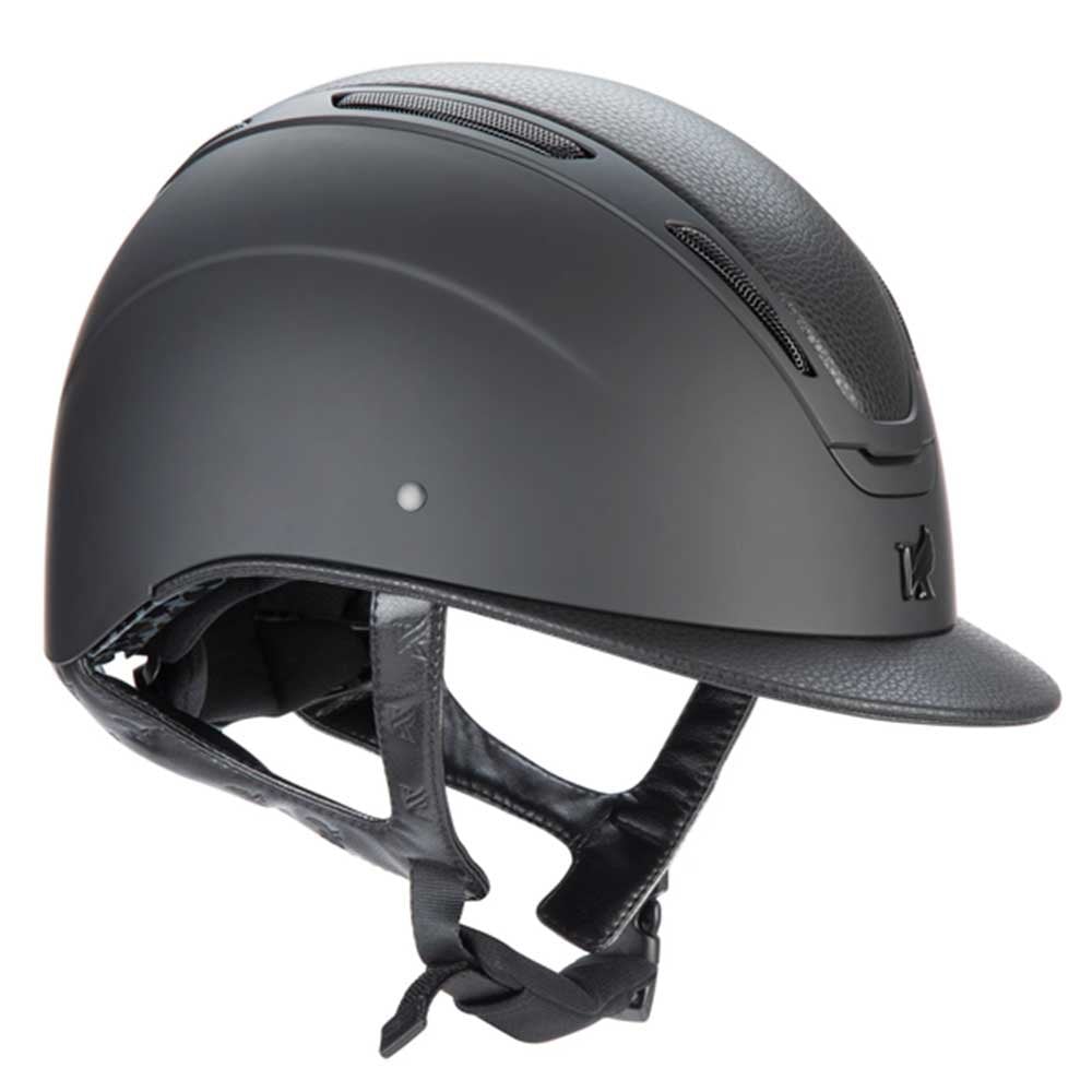 Karben Amity LTHR Riding Hat Black