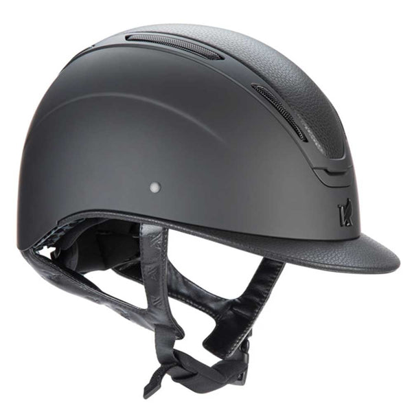 Karben Amity LTHR Riding Hat Black