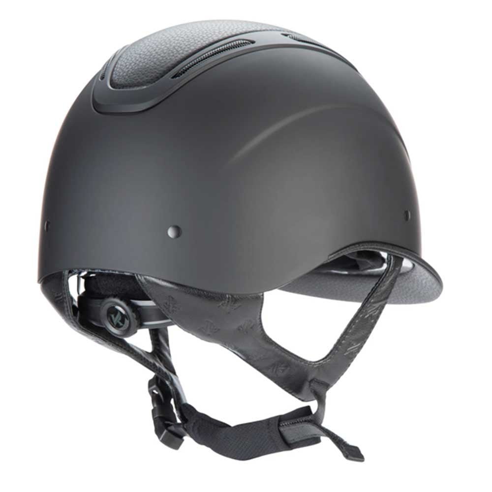 Karben Amity LTHR Riding Hat Black