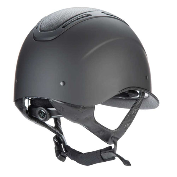 Karben Amity LTHR Riding Hat Black