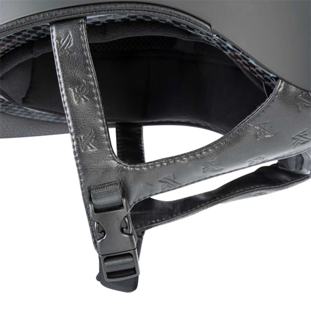 Karben Amity LTHR Riding Hat Black