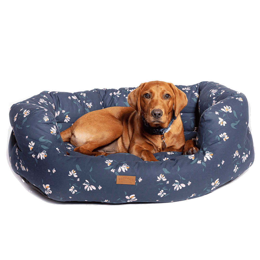 FatFace Brush Floral Deluxe Slumber Dog Bed