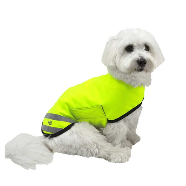 Benji & Flo Reflector Waterproof Dog Coat Yellow