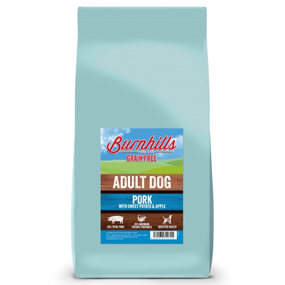 Burnhills Grain Free Pork, Sweet Potato & Apple Adult Dog Food