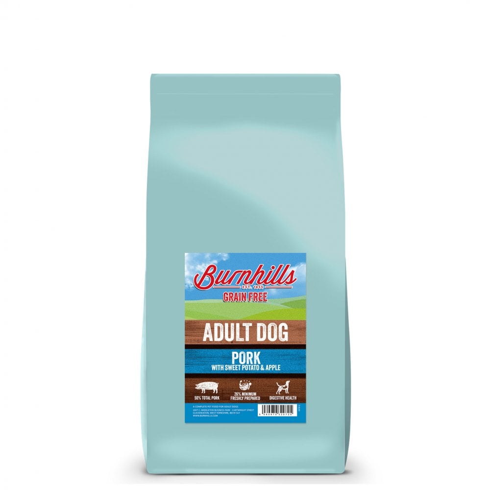 Burnhills Grain Free Pork, Sweet Potato & Apple Adult Dog Food
