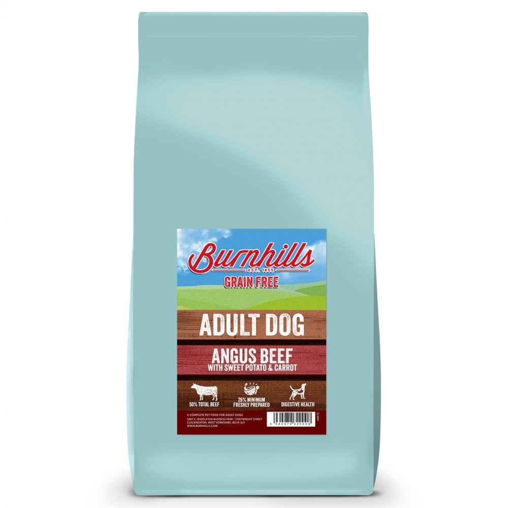Burnhills Grain Free Angus Beef, Sweet Potato & Carrot Adult Dog Food