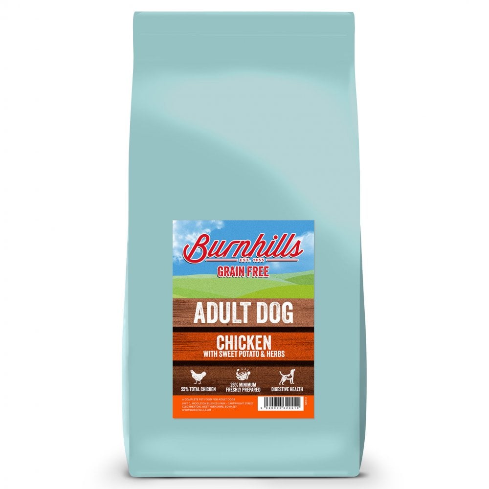 Burnhills Grain Free Chicken, Sweet Potato & Herbs Adult Dog Food