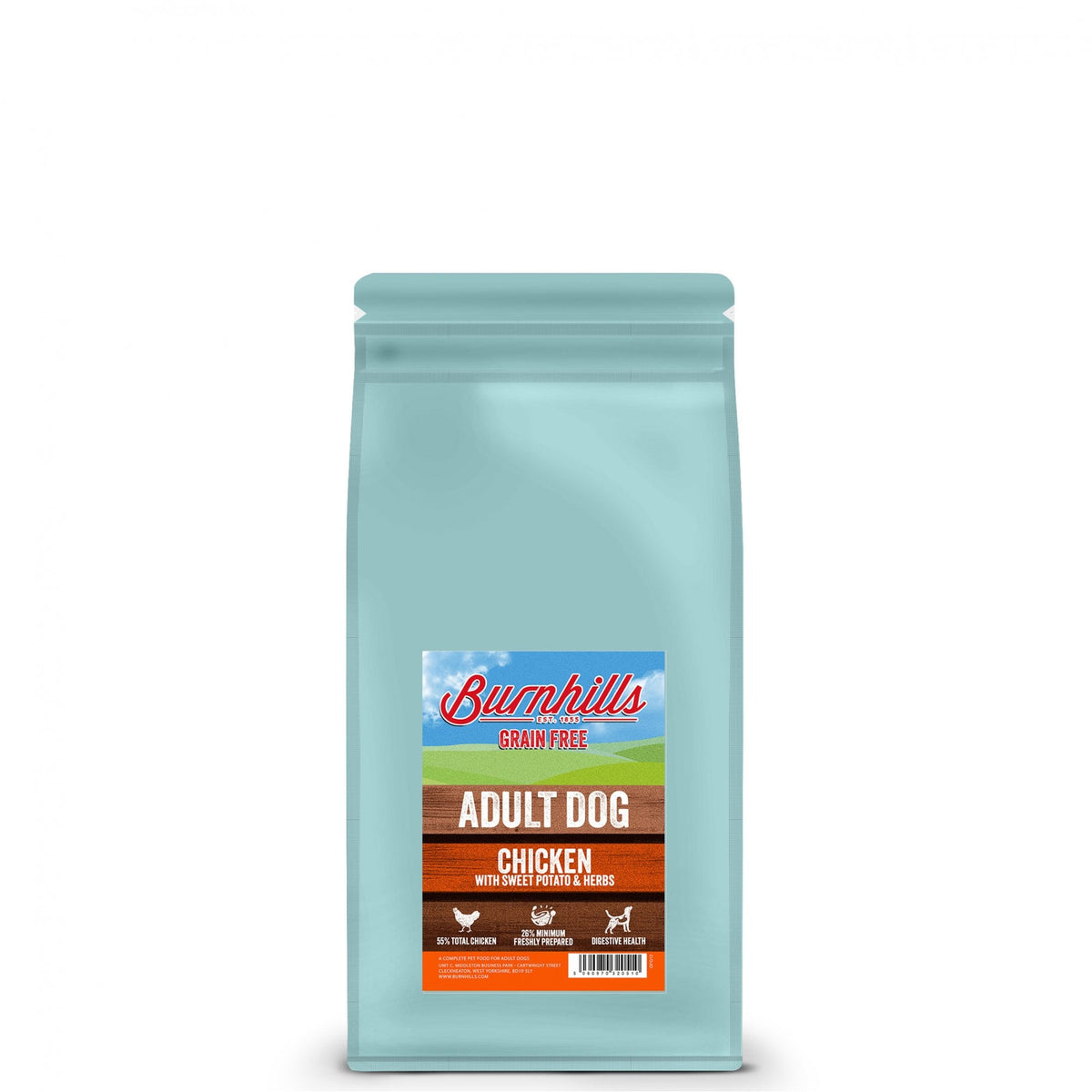 Burnhills Grain Free Chicken, Sweet Potato & Herbs Adult Dog Food