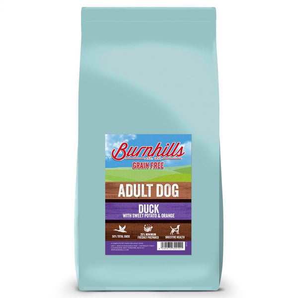 Burnhills Grain Free Duck, Sweet Potato & Orange Adult Dog Food